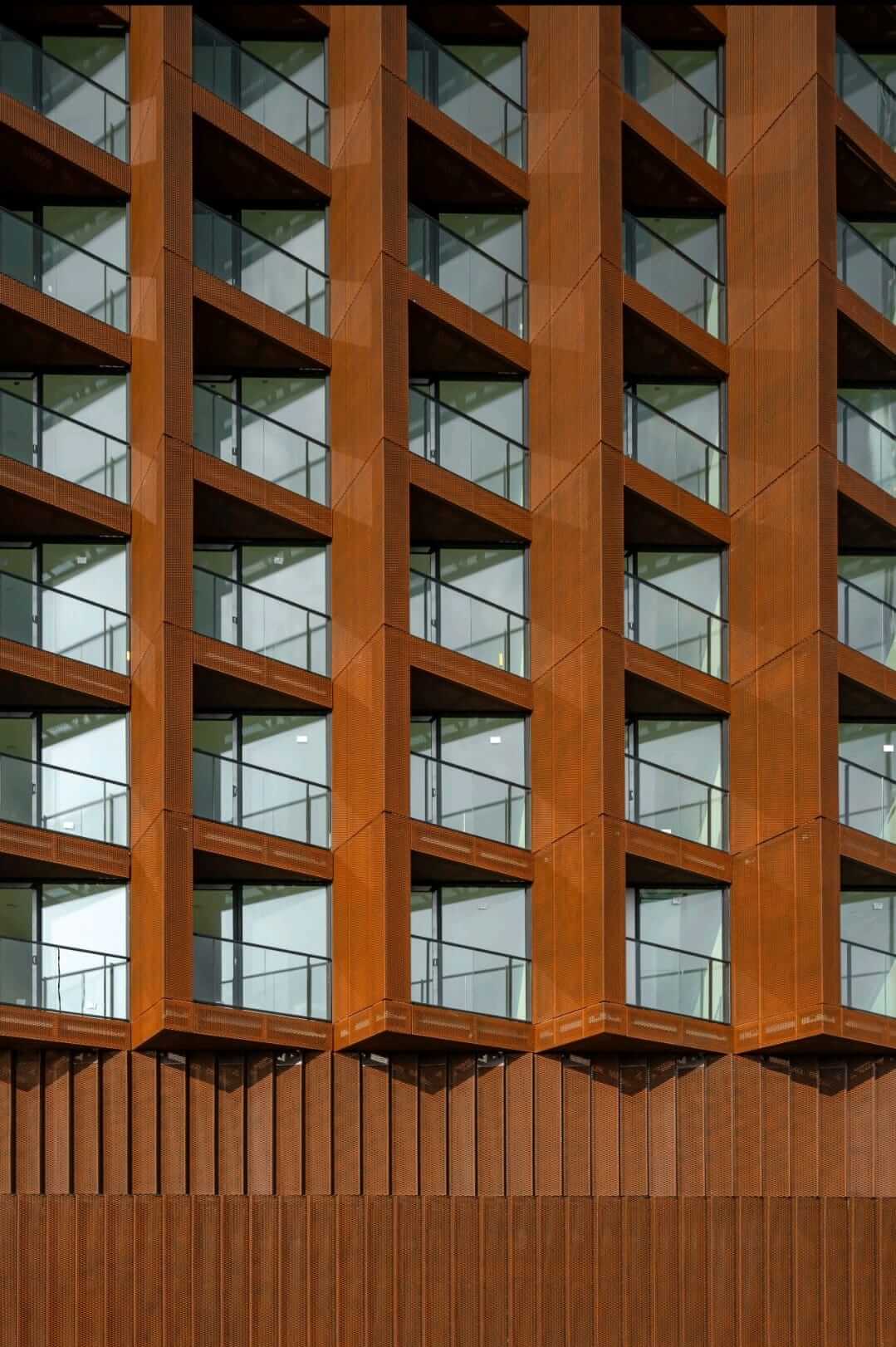 Cortensteel DC in project detailbeeld Cortensteel DC in project detailbeeld